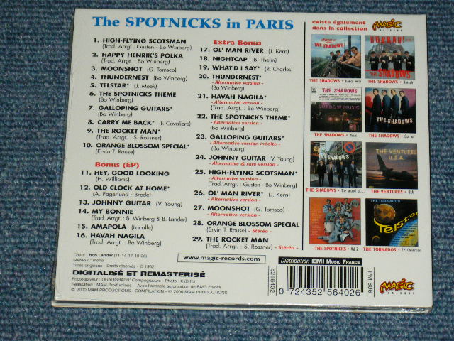 画像: THE SPOTNICKS - IN PARIS ( Original Album + Bonus Tracks )  / 2000 FRANCE  Brand New SEALED CD 