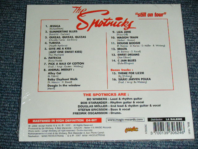 画像: THE SPOTNICKS -  STILL ON TOUR / 2007 FRANCE  Brand New SEALED CD 