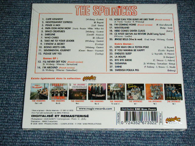 画像: THE SPOTNICKS -  RARE FRENCH 60's TAPES  / 2003 FRANCE  Brand New SEALED CD 