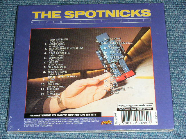画像: THE SPOTNICKS -  NEVER TRUST ROBOTS  / 2003 FRANCE  Brand New SEALED CD 