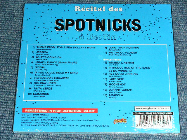 画像: THE SPOTNICKS -  RECITAL A BERLIN  : LIVE IN BERLIN / 2004 FRANCE  Brand New SEALED CD 