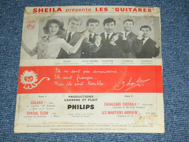 画像: LES GUITARES  - SHEILA PRESENTS   / 1960's FRANCE FRENCH ORIGINAL Used 7" EP  With Picture Sleeve