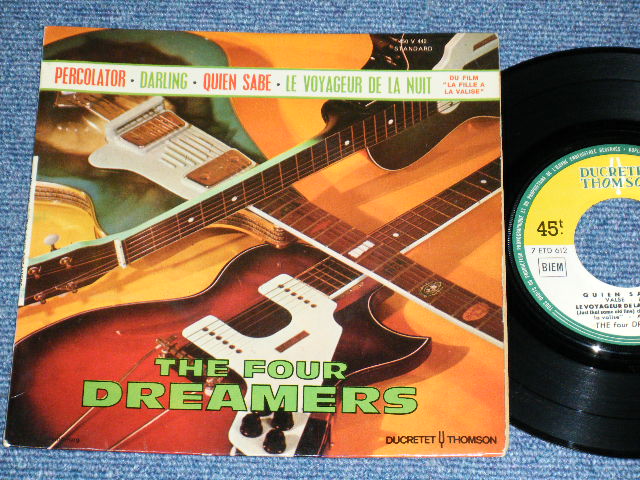 画像1: The FOUR DREAMERS - PERCOLATOR  / 1960's FRANCE FRENCH ORIGINAL Used 7" EP  With Picture Sleeve