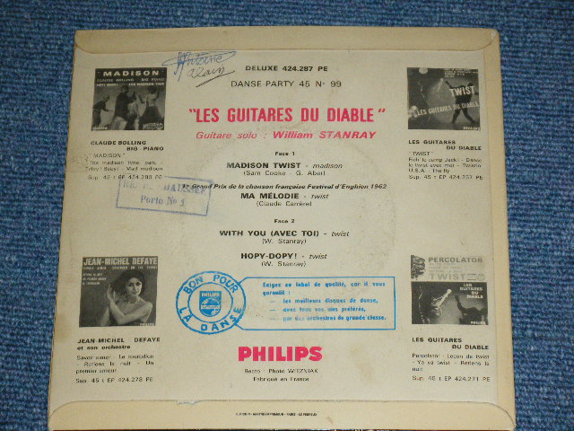 画像: LES GUITARES DU DIABLE - MADISON TWIST  : DANSE PARTY 45 N.99  / 1960's FRANCE FRENCH ORIGINAL Used 7" EP  With Picture Sleeve