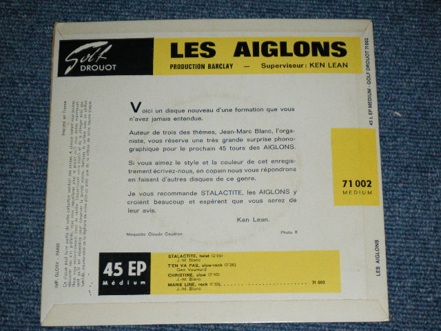 画像: LES AIGONS - STALACTITE / 1960's FRANCE FRENCH ORIGINAL Used 7" EP  With Picture Sleeve