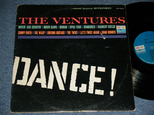 画像1: THE VENTURES - DANCE ! ("TWIST With" CREDIT Label :  BLUE with Black Print Label : Ex-/Ex++  ) / 1964? US  RELEASE VERSION STEREO Used  LP 