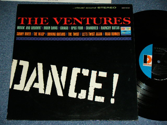 画像1: THE VENTURES - DANCE ! ("DANCE ! " CREDIT Label :"D" Mark PRINT Label : Ex+++/MINT-  ) / 1966? US  RELEASE VERSION STEREO Used  LP 