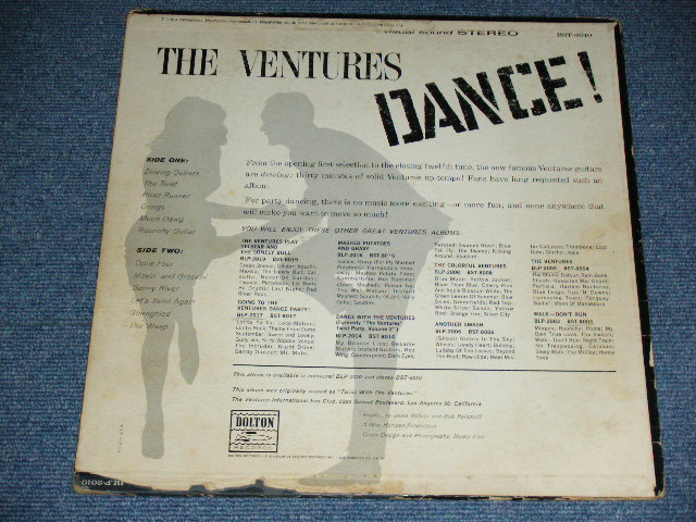 画像: THE VENTURES - DANCE ! ("DANCE ! " CREDIT Label : TURQUOISE/GREEN Label : Ex-/Ex++  ) / 1963 US  RELEASE VERSION STEREO Used  LP 