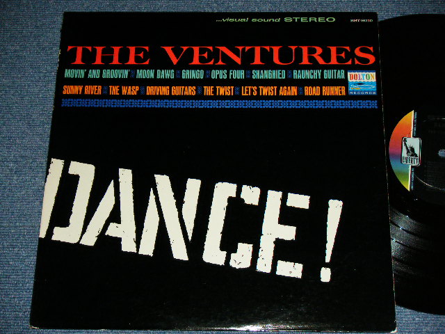 画像1: THE VENTURES - DANCE ! ("DANCE ! " CREDIT Label :LIBERTY Label : Ex+++/MINT-  ) / 1968? US  RELEASE VERSION STEREO Used  LP 