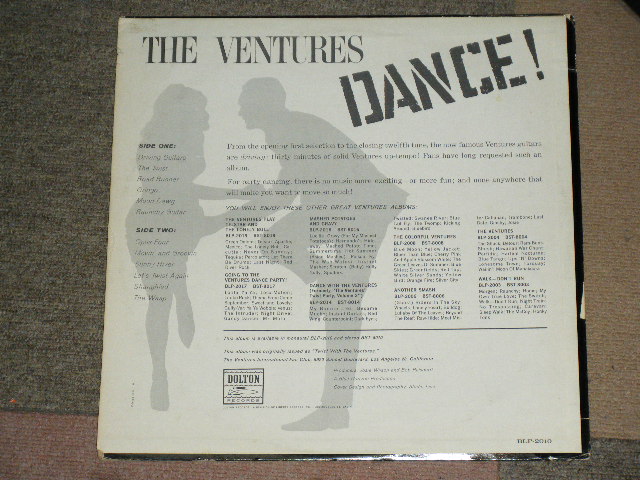 画像: THE VENTURES - DANCE ! ("DANCE!" CREDIT Label :  "D" Mark Label : Ex/MINT-  ) / 1966? US  RELEASE VERSION MONO Used  LP 