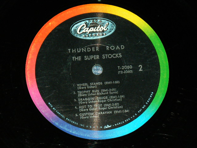 画像: THE SUPER STOCKS ( GARY USHER Works )  - THUNDER ROAD  / 1964 US ORIGINAL MONO Used LP 