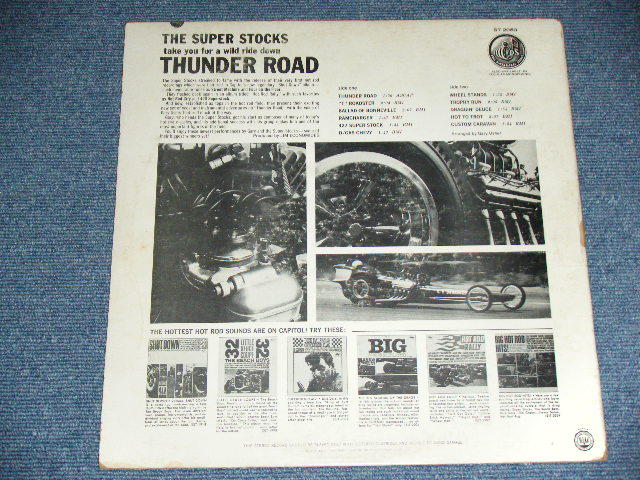 画像: THE SUPER STOCKS ( GARY USHER Works )  - THUNDER ROAD  / 1964 US ORIGINAL STEREO Used LP 