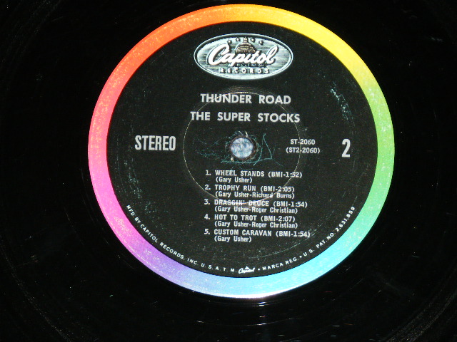 画像: THE SUPER STOCKS ( GARY USHER Works )  - THUNDER ROAD  / 1964 US ORIGINAL STEREO Used LP 