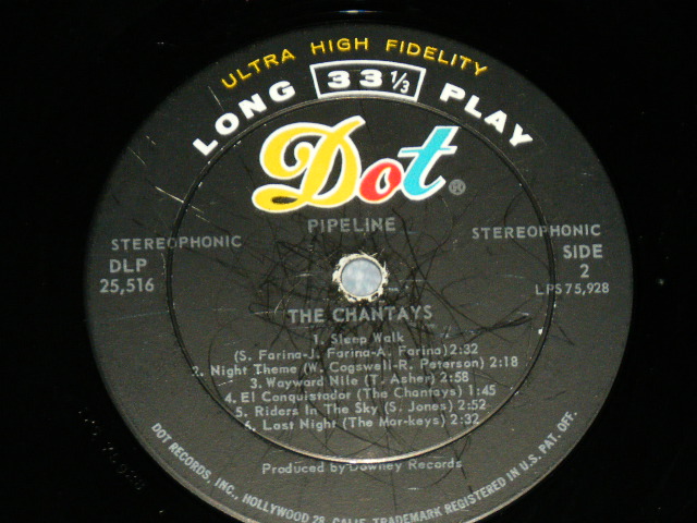 画像: THE CHANTAYS - PIPELINE ( Ex+/Ex+ ) /  1963 US ORIGINAL STEREO LP 