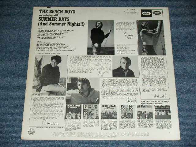 画像: The BEACH BOYS -SUMMER DAYS (Matrix #A)T-1-2354-F1  IAM in TRIANGLE A)T-2-2354-F1  IAM in TRIANGLE) "SCRANTON Press in PENSYLVANIA" (Ex+++/Ex++) / 1965 US AMERICA ORIGINAL 1st Press "BLACK with RAINBOW RING Label" MONO Used LP
