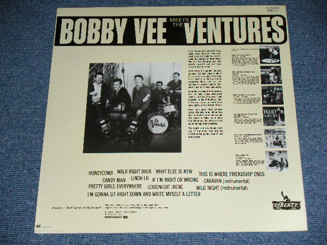 画像: THE VENTURES & BOBBY VEE - BOBBY VEE MEETS THE VENTURES( MINT-/MINT- ) / 1981 FRANCE FRENCH MONO Used  LP 