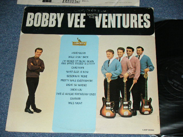 画像1: THE VENTURES & BOBBY VEE - BOBBY VEE MEETS THE VENTURES ( Matrix Number  1-SIDE 1/RE 1-SIDE 2  : Ex/Ex+ )  / 1963 US AMERICA ORIGINAL MONO Used  LP