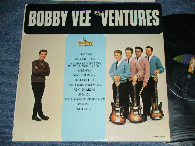 画像1: THE VENTURES & BOBBY VEE - BOBBY VEE MEETS THE VENTURES ( Matrix Number  1-SIDE 1/RE 1-SIDE 2  : Ex+++/MINT- )  / 1963 US AMERICA ORIGINAL MONO Used  LP