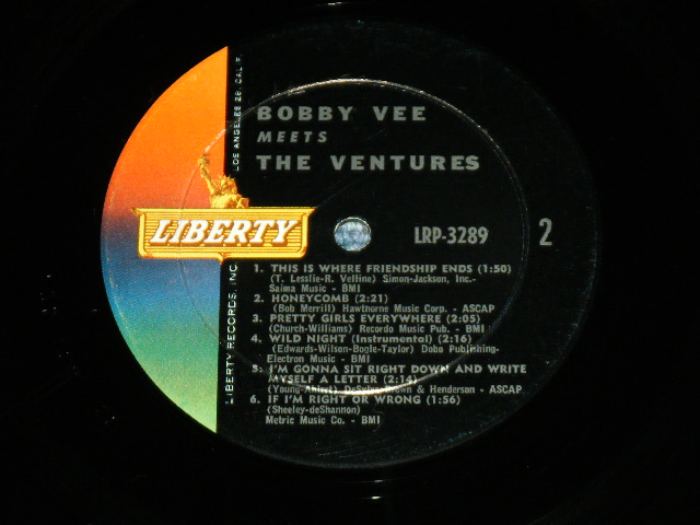 画像: THE VENTURES & BOBBY VEE - BOBBY VEE MEETS THE VENTURES ( Matrix Number  S1/S2 : Ex/Ex+ ) / 1963 US AMERICA ORIGINAL MONO Used  LP