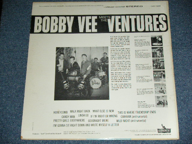 画像: THE VENTURES & BOBBY VEE - BOBBY VEE MEETS THE VENTURES ( Matrix Number  S1/S2 2  : Ex+/Ex++ )  / 1963 US AMERICA ORIGINAL STEREO  Used  LP