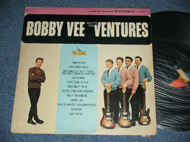 画像1: THE VENTURES & BOBBY VEE - BOBBY VEE MEETS THE VENTURES ( Matrix Number  S1/S2 2  : Ex-/Ex; few WARP )  / 1963 US AMERICA ORIGINAL STEREO  Used  LP
