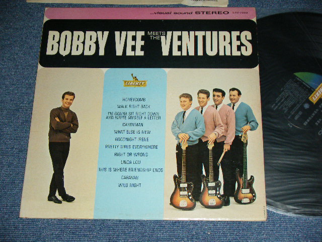画像1: THE VENTURES & BOBBY VEE - BOBBY VEE MEETS THE VENTURES ( Matrix Number  S1/S2 2  : Ex+/Ex++ )  / 1963 US AMERICA ORIGINAL STEREO  Used  LP