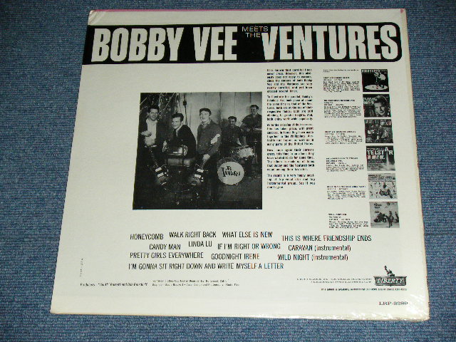 画像: THE VENTURES & BOBBY VEE - BOBBY VEE MEETS THE VENTURES( BRAND NEW SEA;LED) / 1963 US AMERICA ORIGINAL Brand New SEALED LP