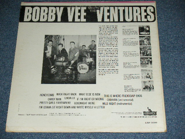 画像: THE VENTURES & BOBBY VEE - BOBBY VEE MEETS THE VENTURES ( Matrix Number  S1/S2 : Ex/Ex+++ ) / 1963 US AMERICA ORIGINAL MONO Used  LP