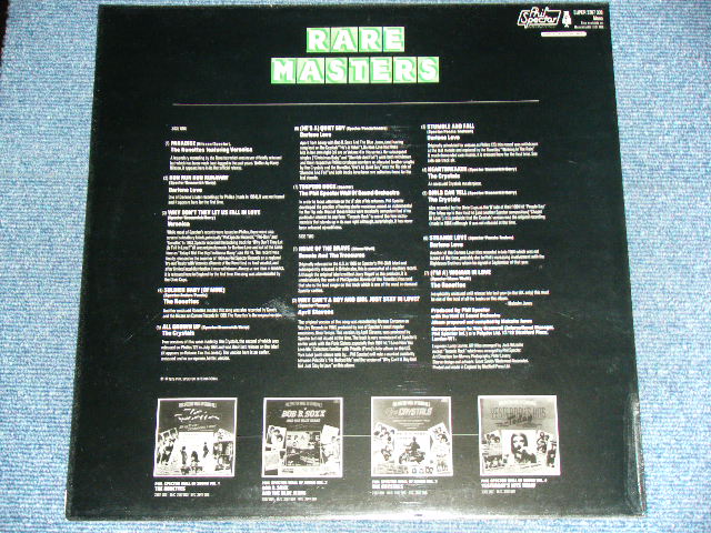 画像:  VA ( CRYSTALS+RONETTES+DARLENE LOVE+More ) - RARE MASTERS ( MINT/ MINT )  / 1976  UK ENGLAND ORIGINAL Used LP 
