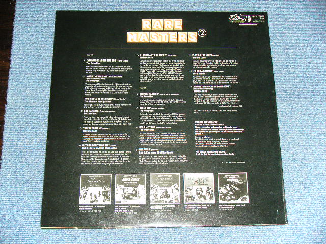 画像:  VA ( CRYSTALS+RONETTES+DARLENE LOVE+More ) - RARE MASTERS VOL.2  ( MINT-/ MINT- )  / 1976  UK ENGLAND ORIGINAL Used LP 
