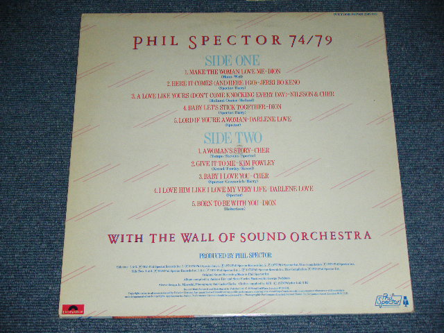 画像:  VA ( DION+JERRI BO KENO+NILSSON&CHER+KIM FOWLEY+DARLEN LOVE+More ) - PHIL SPECTOR 74/79  ( Ex++/ MINT- )  / 1979  UK ENGLAND ORIGINAL Used LP 