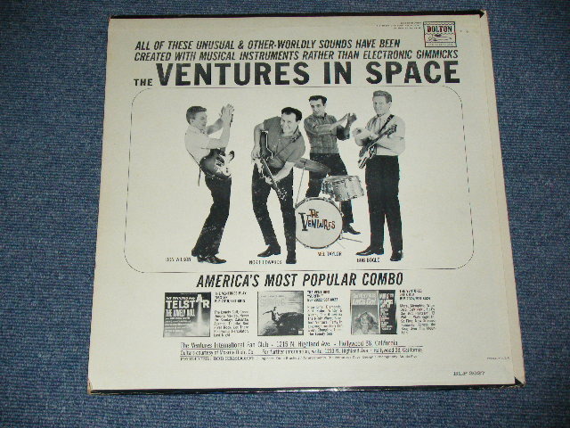 画像: THE VENTURES - IN SPACE (  DARK BLUE with SILVER Print Label ，Ｍａｔｒｉｘン# BLP-2027-1-SIDE 1/BLP-2027-1-SIDE-2  Ex++/Ex++ ) / 1964  US ORIGINAL DARK BLUE with SILVER Print Label  MONO Used LP 