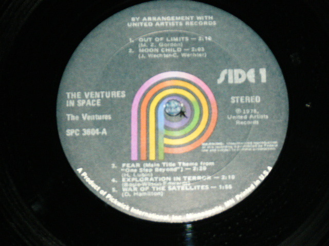 画像: THE VENTURES - IN SPACE (  Reissue 9 Tracks Version : Ex+++,MINT/MINT ) / 1978  US AMERICA REISSUE  Brand New SEALED  LP 