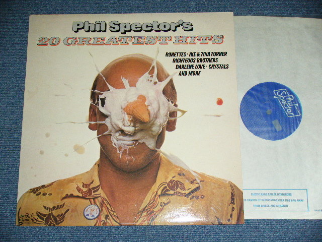 画像1:  VA ( IKE & TINA TURNER+CRYSTALS+RONETTES+DARLEN LOVE+More ) - PHIL SPECTOR'S 20 GREATEST HITS ( MINT-/ MINT )  / 1975  UK ENGLAND ORIGINAL MONO Used LP 