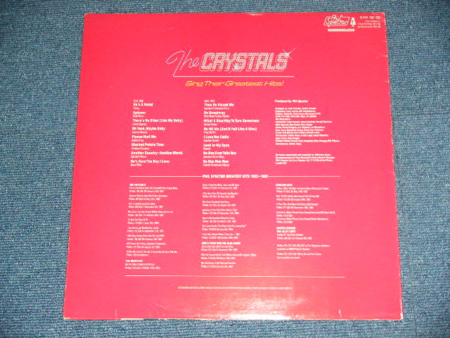 画像: The CRYSTALS - SING THEIR GREATEST HITS : PHIL SPECTOR WALL OF SOUND VOL.3  ( Ex++/ MINT- )  / 1975  UK ENGLAND ORIGINAL MONO Used LP 