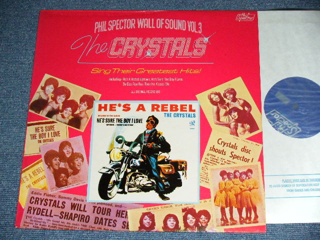 画像1: The CRYSTALS - SING THEIR GREATEST HITS : PHIL SPECTOR WALL OF SOUND VOL.3  ( MINT-/ MINT- )  / 1975  UK ENGLAND ORIGINAL MONO Used LP 