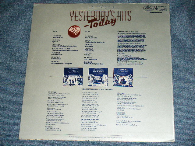 画像: VA ( CRYSTALS+RONETTES+DARLEN LOVE+BOB B.SOXX & THE BLUE JEANS+More )  - YESTERDAY HITS TODAY  PHIL SPECTOR WALL OF SOUND VOL.  ( Ex++/ MINT- )  / 1975  UK ENGLAND ORIGINAL MONO Used LP 