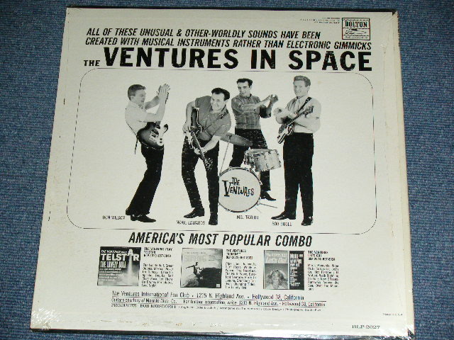 画像: THE VENTURES - IN SPACE  ( 1st PRESS Version Pictures on BACK COVER :   BRAND NEW SEALED ) / 1964  US AMERICA  Brand New SEALED  LP