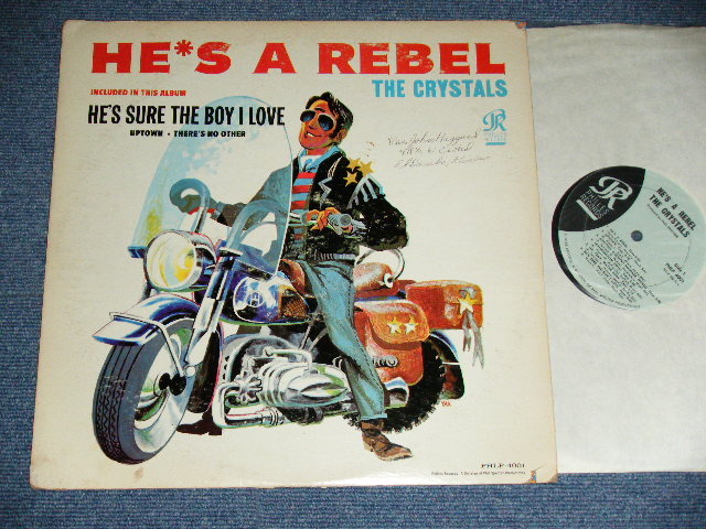 画像1: THE CRYSTALS - HE'S A REBEL ( Ex-/Ex ) / 1963 US Original Blue Label MONO Used LP 