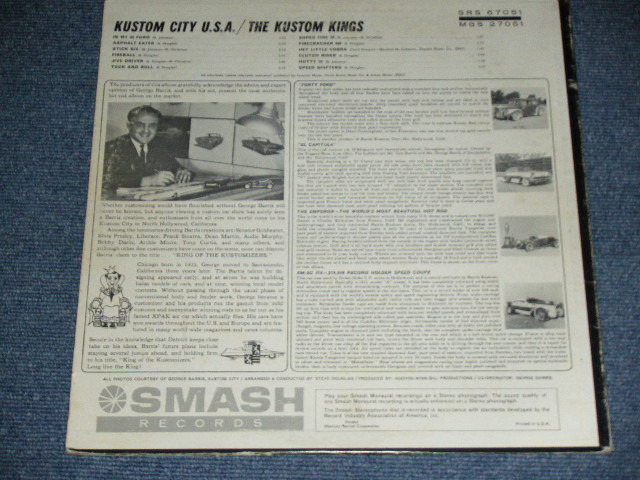 画像: THE KUSTOM KINGS -  KUSTOM CITY U.S.A. ( Ex+/Ex+++)/ 1964 US AMERICA ORIGINAL MONO Used LP 