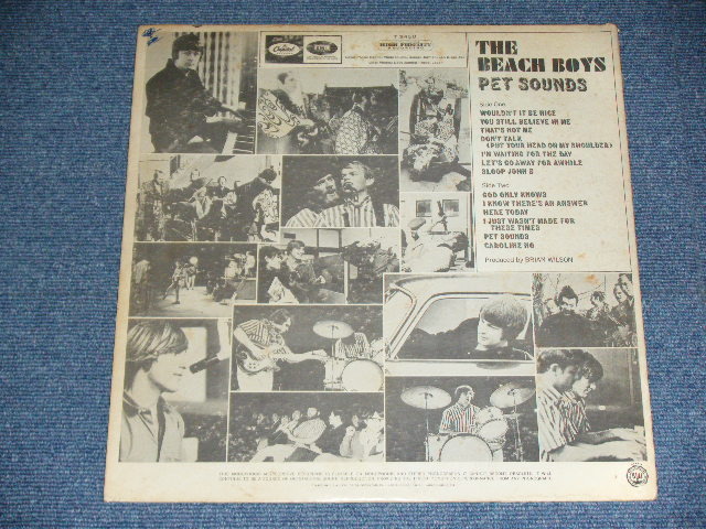 画像: THE BEACH BOYS - PET SOUNDS ( T1-2458-P4/T2-2458-F-19  : VG++/Ex) / 1966 US ORIGINAL Mono Used LP