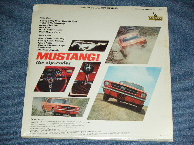 画像: THE ZIP-CODES. - MUSTANG! / 1964 US AMERICA ORIGINAL Brand New SEALED STEREO   LP 