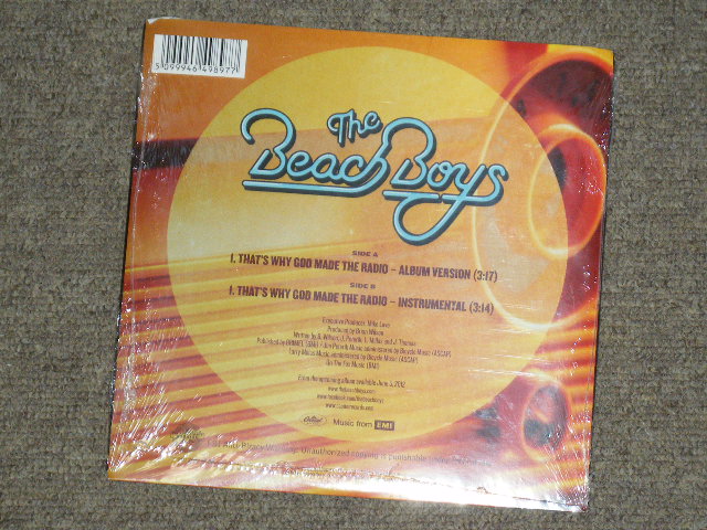 画像: THE BEACH BOYS - THAT'S WHY GOD MADE THE RADIO / 2012 US AMERICA ORIGINAL Brand New SEALED 7" Singl 