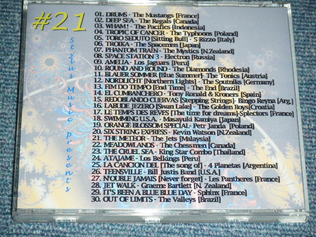 画像: V.A. OMNIBUS - WORLD SERIES VOL.21 : 1960's LONG FORGOTTEN ROCK GUITAR INSTRUMENTALS From Around The World / 2012 EUROPE Limited Press by CD-R BRAND NEW CD-R  