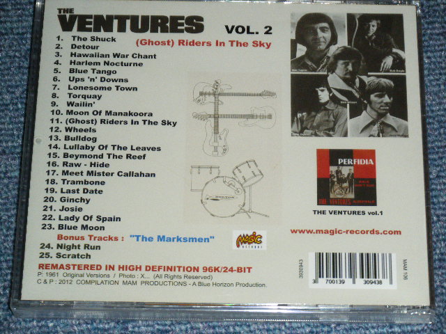 画像: THE VENTURES - VOLUME 2 : (GHOST) RIDERS IN  THE SKY+ BONUS TRACKS / 2012 VERSION FRENCH Regular Package SEALED  CD