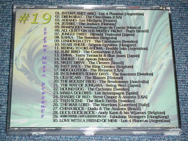 画像: V.A. OMNIBUS - WORLD SERIES VOL.19 : 1960's LONG FORGOTTEN ROCK GUITAR INSTRUMENTALS From Around The World / 2012 EUROPE Limited Press by CD-R BRAND NEW CD-R  