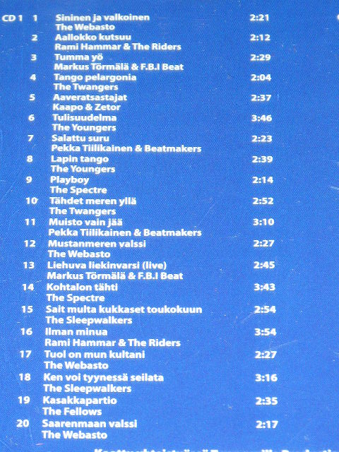 画像: V.A. OMNIBUS - 40 SUOMALAISTA RAUTALANKAHITTIA #2 ( 40 GREATEST RAUTALANKA HITS ) /  FINLAND Brand New  SEALED 2CD 