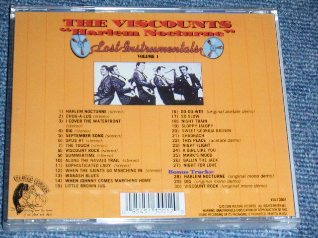 画像: The VISCOUNTS - HARLEM NOCKTURNE : LOST INSTRUMENTALS VOLUME 1 / 1998 US AMERICA  ORIGINAL  Brand New SEALED CD 