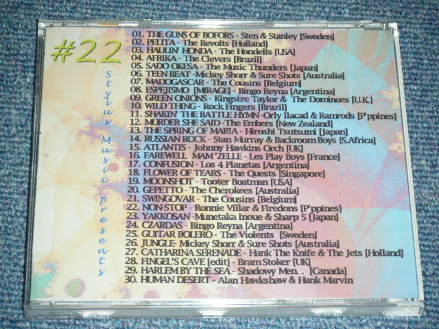 画像: V.A. OMNIBUS - WORLD SERIES VOL.22 : 1960's LONG FORGOTTEN ROCK GUITAR INSTRUMENTALS From Around The World / 2012 EUROPE Limited Press by CD-R BRAND NEW CD-R  
