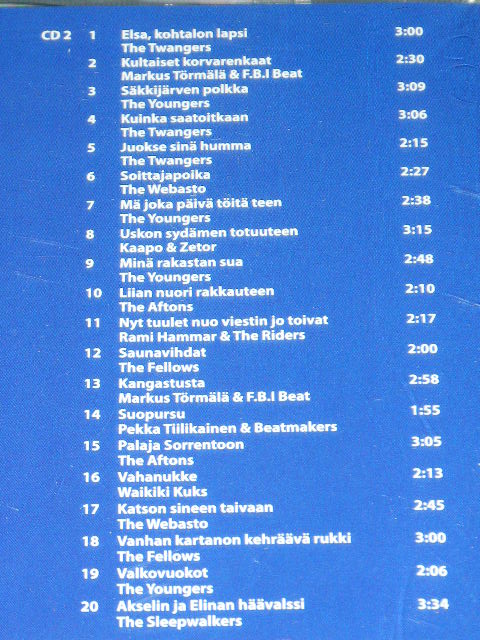画像: V.A. OMNIBUS - 40 SUOMALAISTA RAUTALANKAHITTIA #2 ( 40 GREATEST RAUTALANKA HITS ) /  FINLAND Brand New  SEALED 2CD 